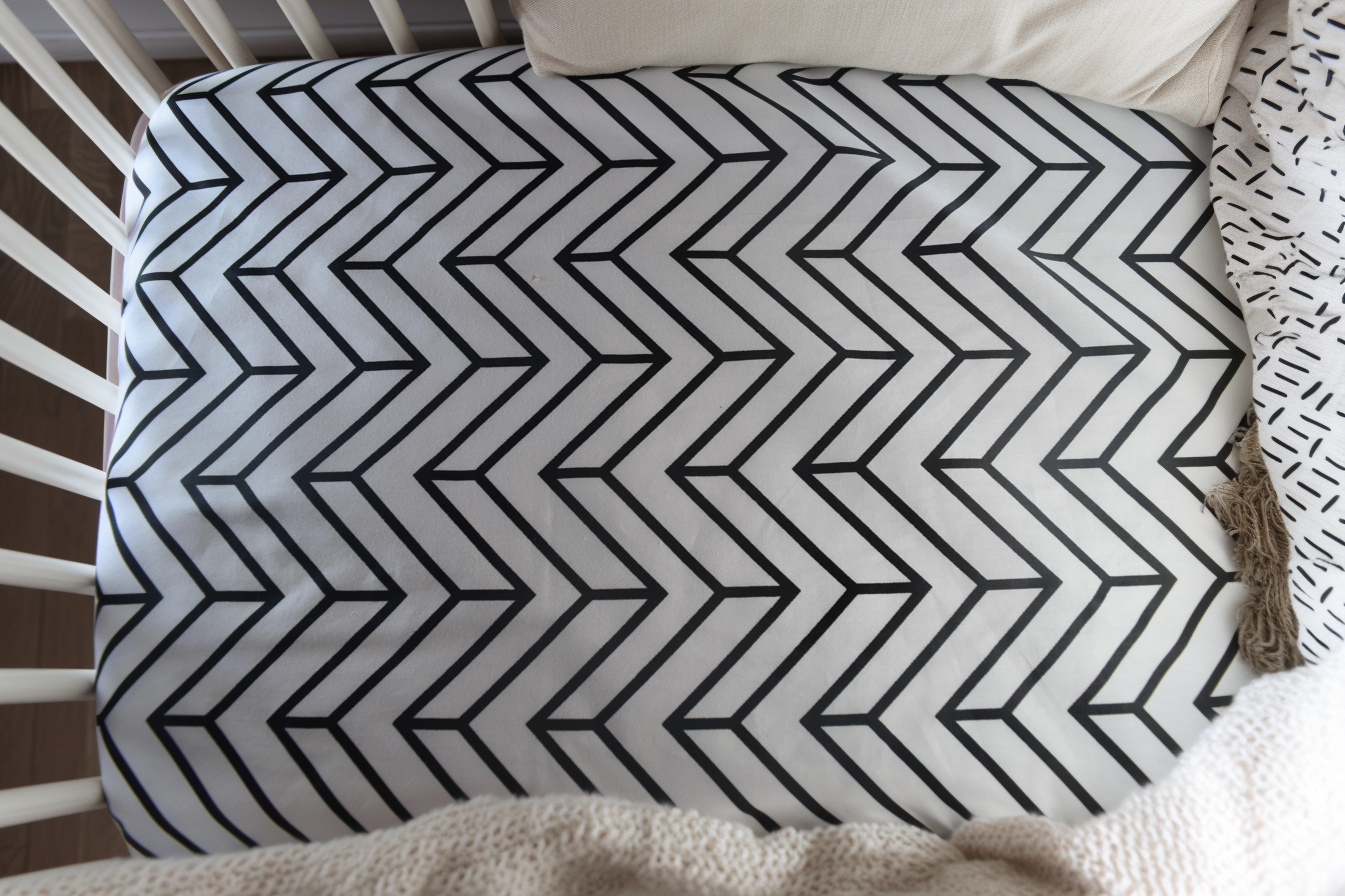City Heartbeeps Fitted Crib Sheet